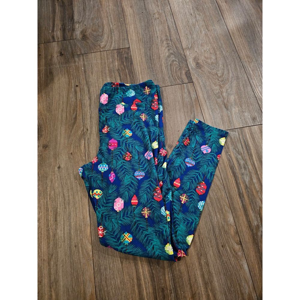 Christmas Ornament Leggings Women's Size‎ 1X